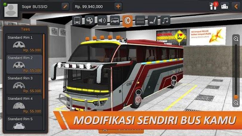 Hình ảnh Bus Simulator Indonesia MOD Uang Tak Terbatas