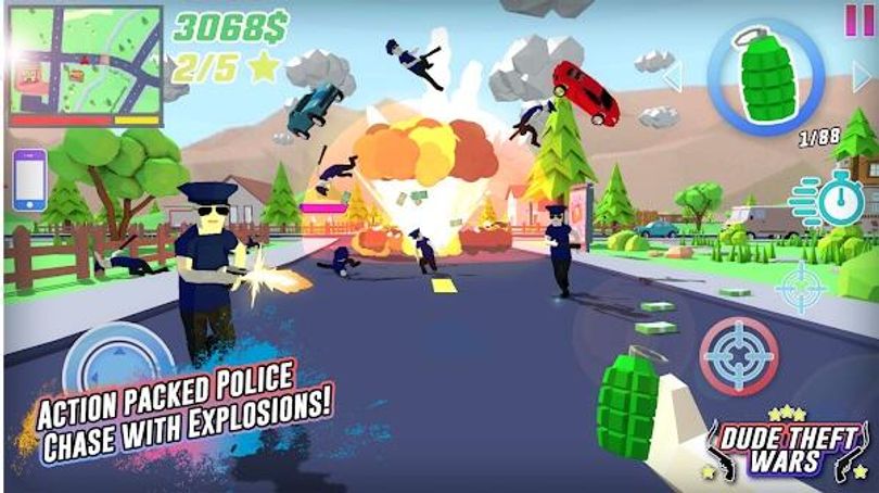 Hình ảnh Dude Theft Wars MOD 